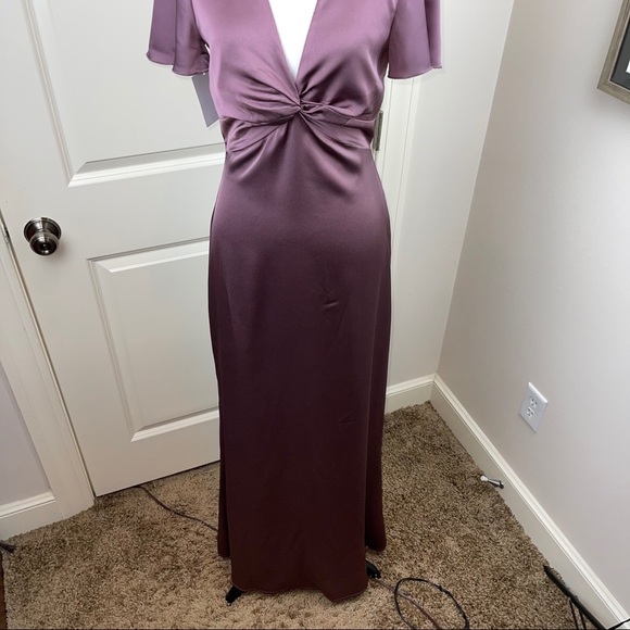 Show Me Your MuMu Rome Twist Gown Dusty Rose XS - Picture 7 of 17